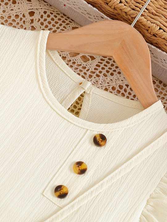 Fly Sleeve Girls Dress