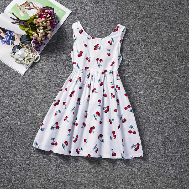 Cherry printed Bow Dress