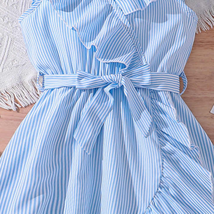 Blue Vertical Summer Dress