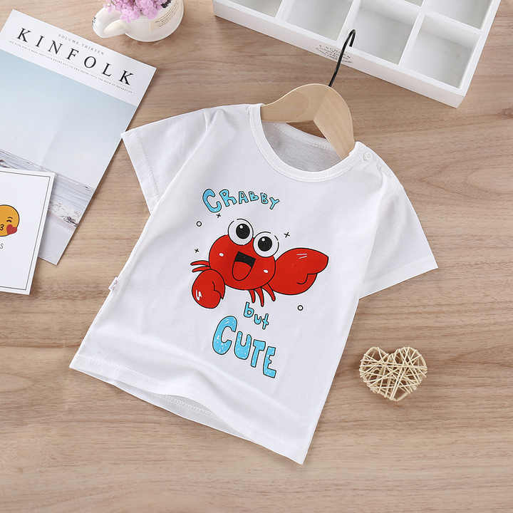 Cute White Craby T-shirt