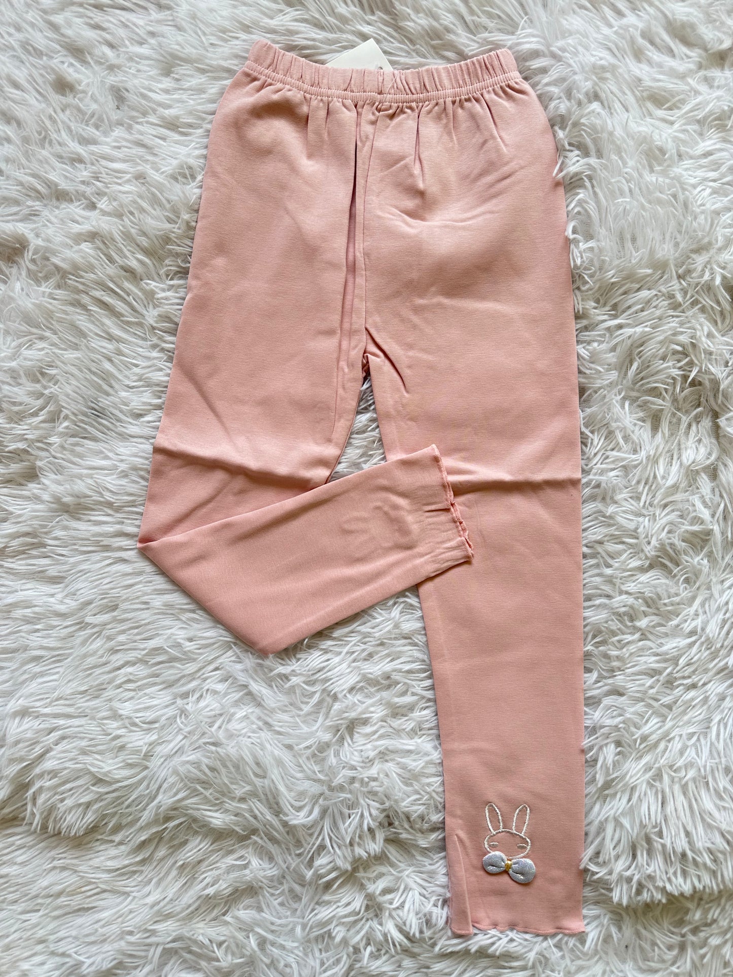 Pink Cotton Leggings