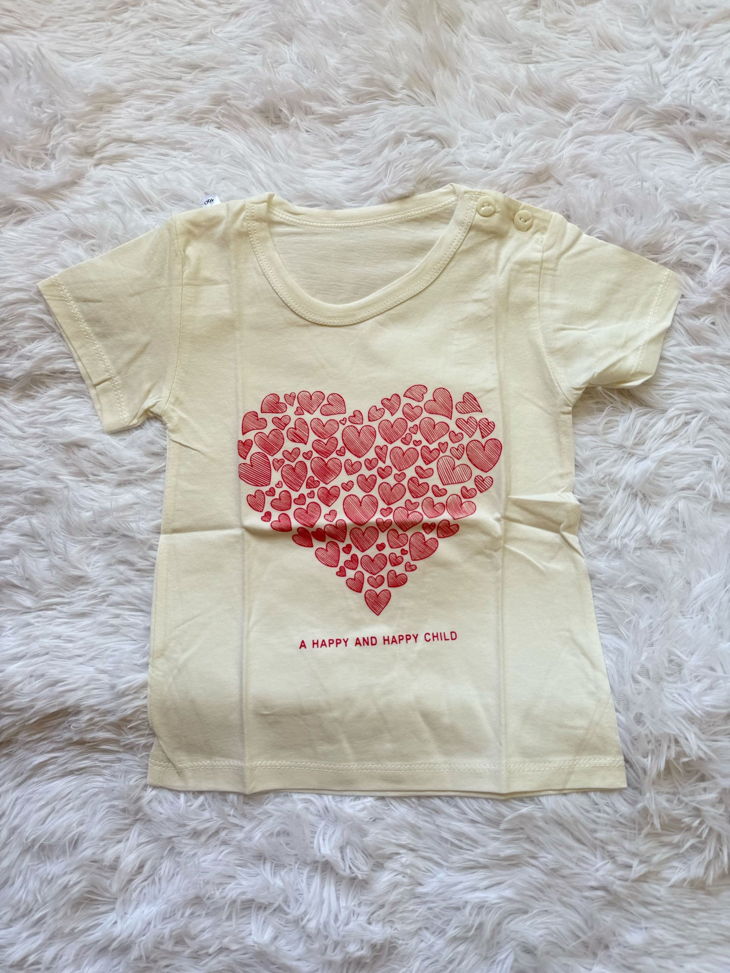 Red Heart white T-shirt