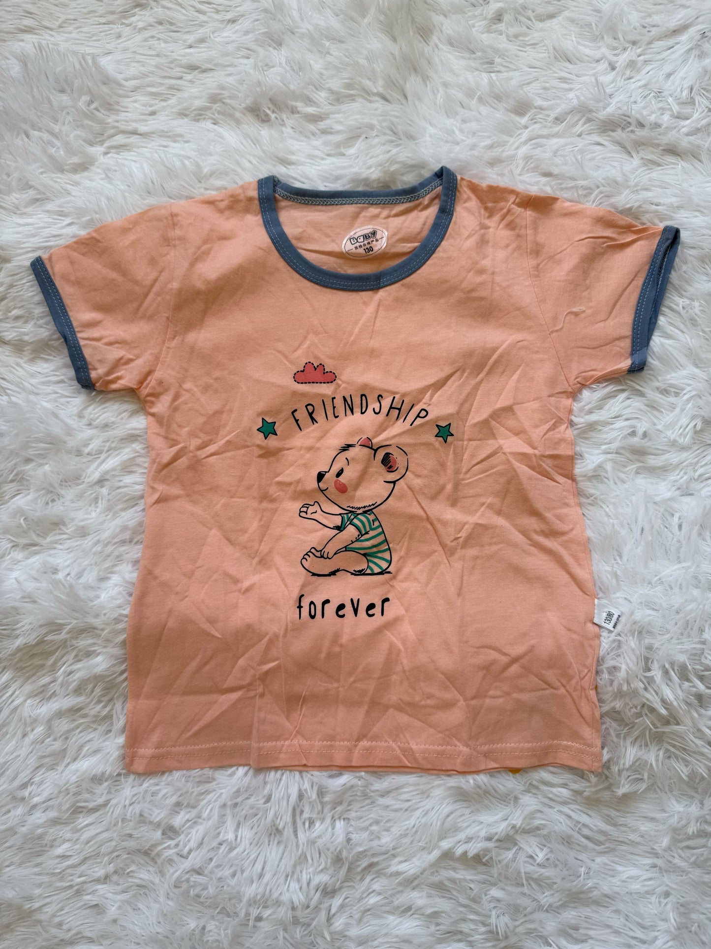 Cute bear printed Friends T-Shirt