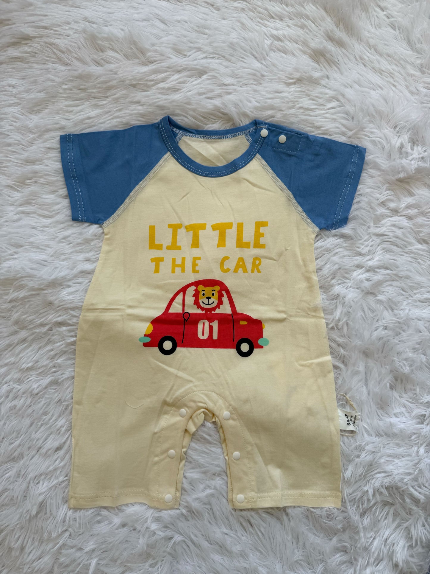 Little car printed romper