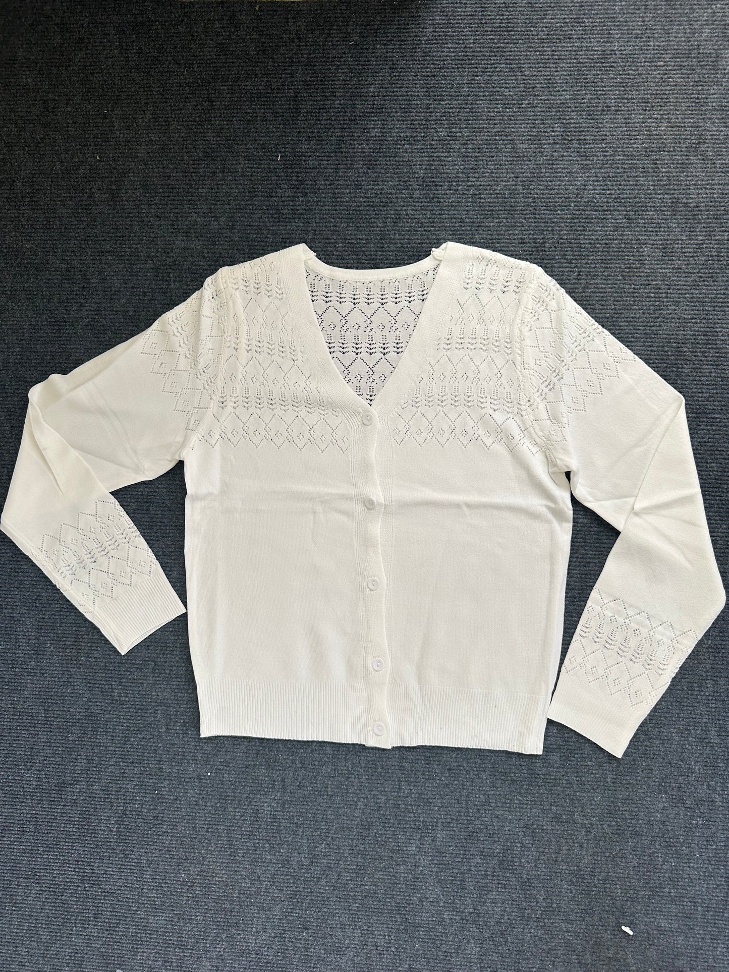 Lace Baby White Cardigan