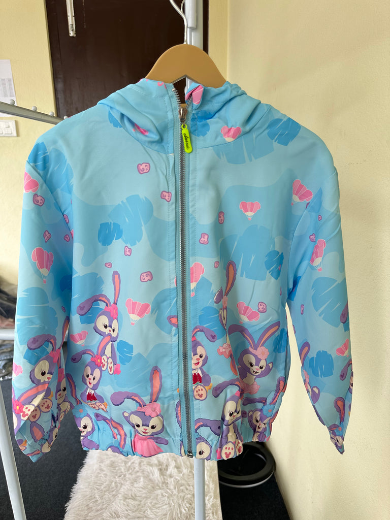 Blue Cartoon Windcheater Jacket