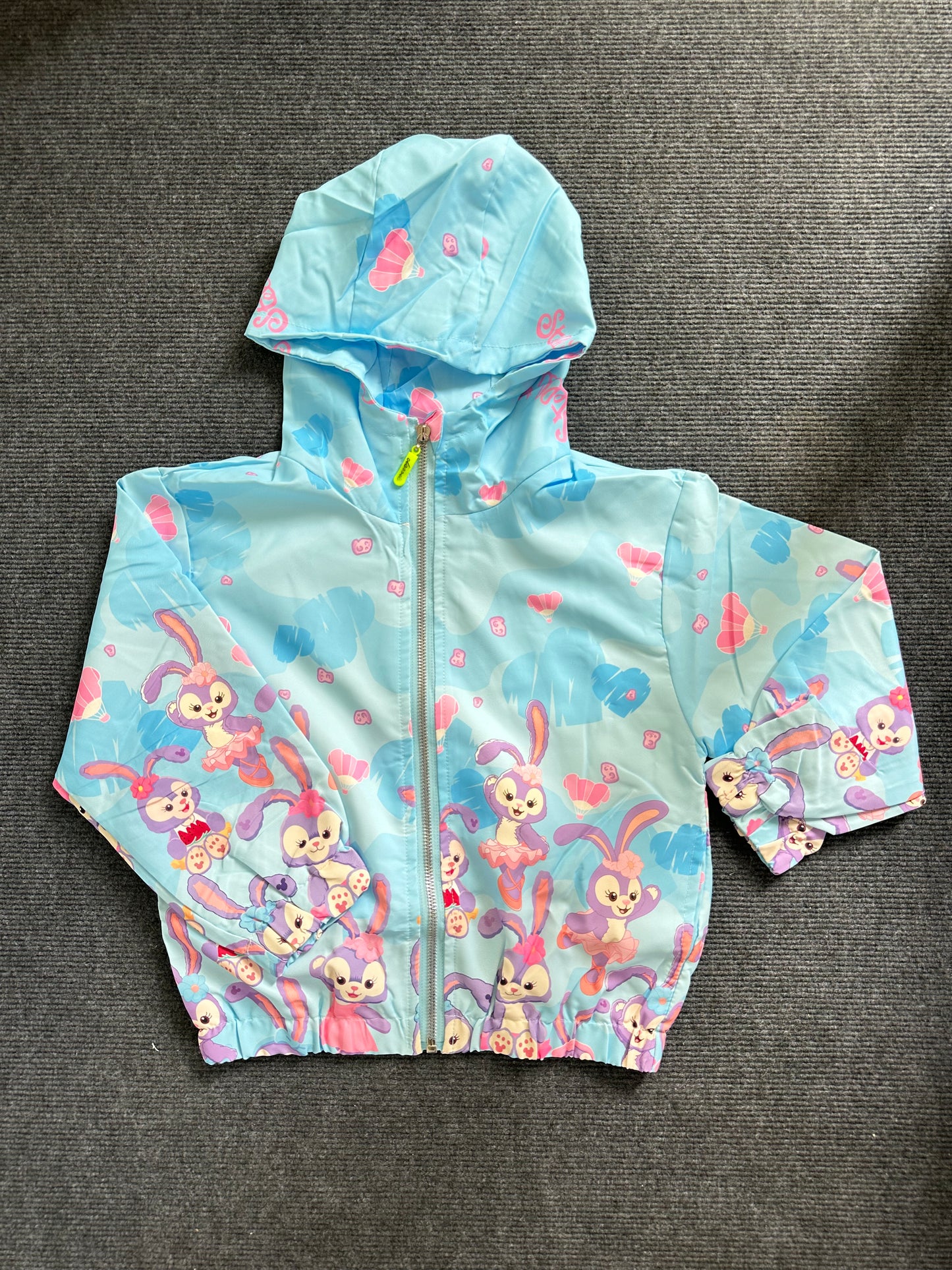 Blue Cartoon Windcheater Jacket
