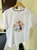 White Forzen Princess Summer T-shirts
