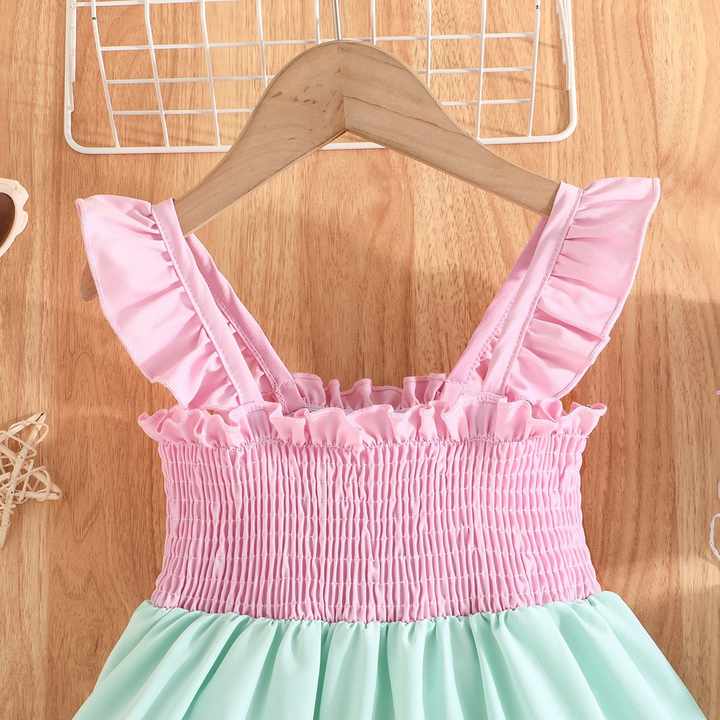 Colourful sleeveless Summer Dress