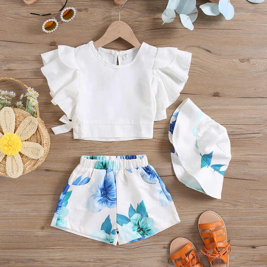 Short-Sleeve Leisure Pastoral Suit