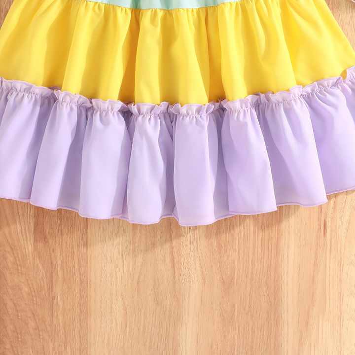 Colourful sleeveless Summer Dress