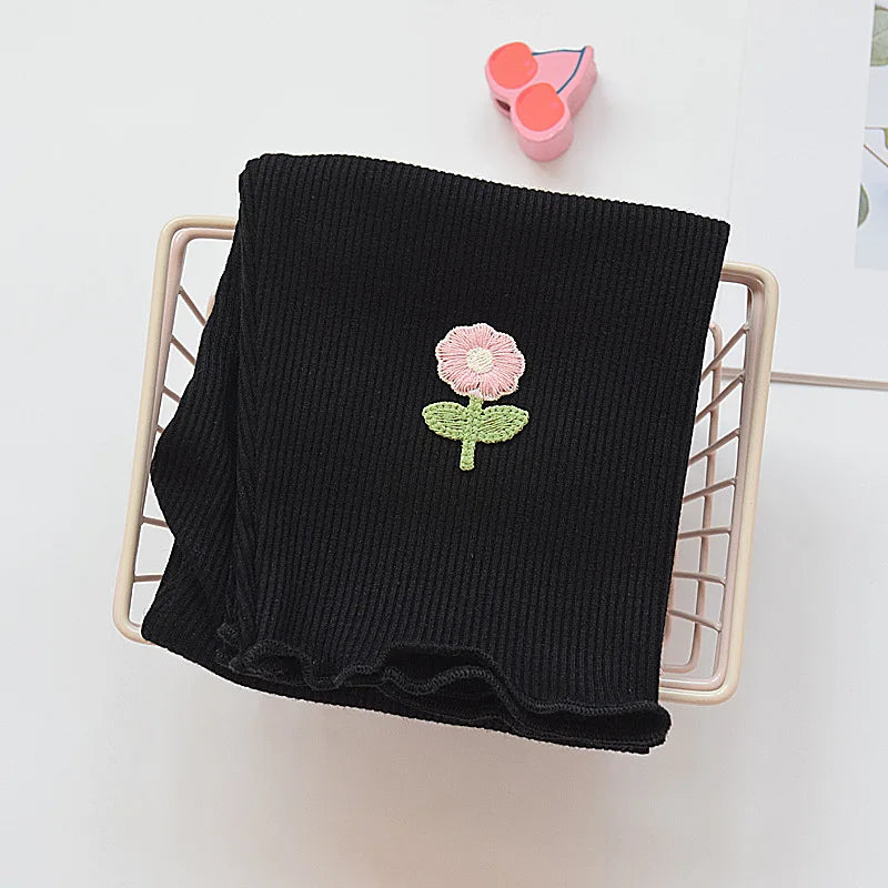 Flowered print leggings