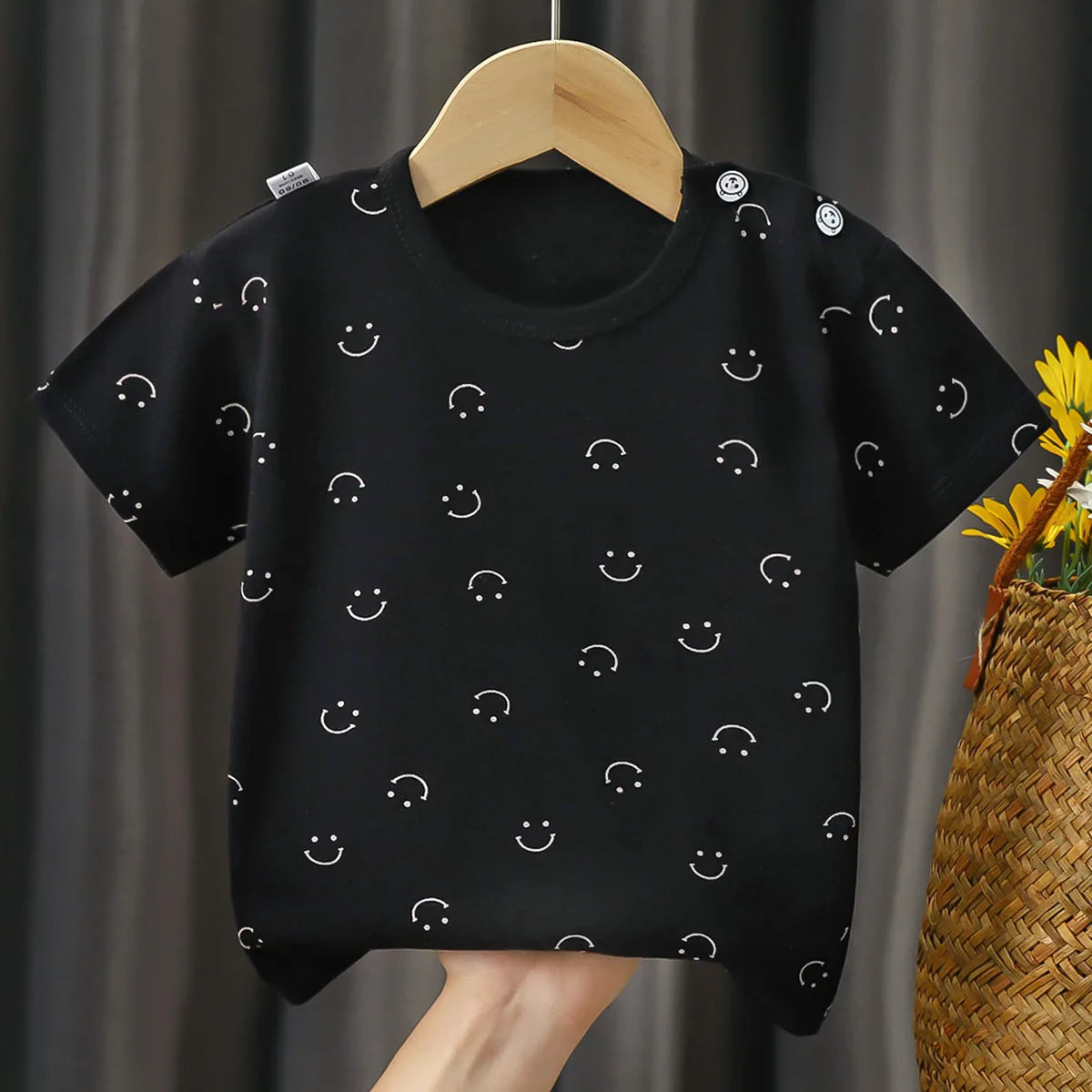 Dark Colored Smily T-shirt