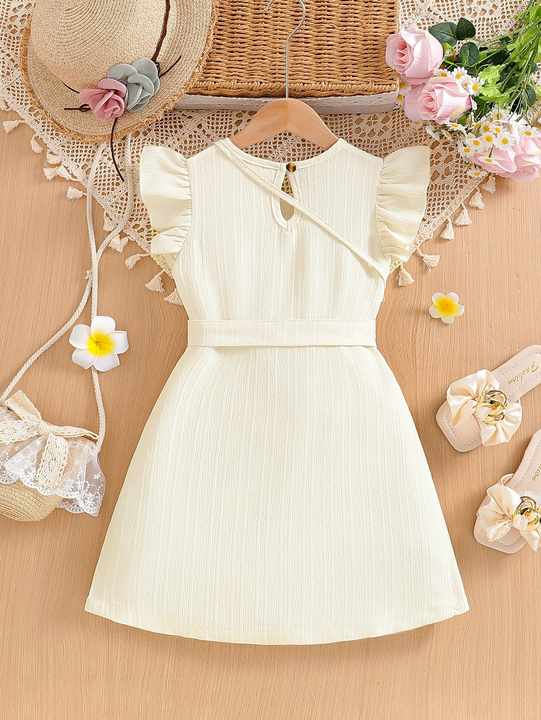 Fly Sleeve Girls Dress