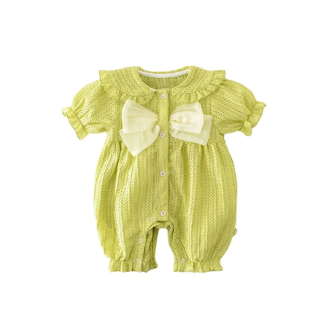 Bubble Solid Color Baby Romper