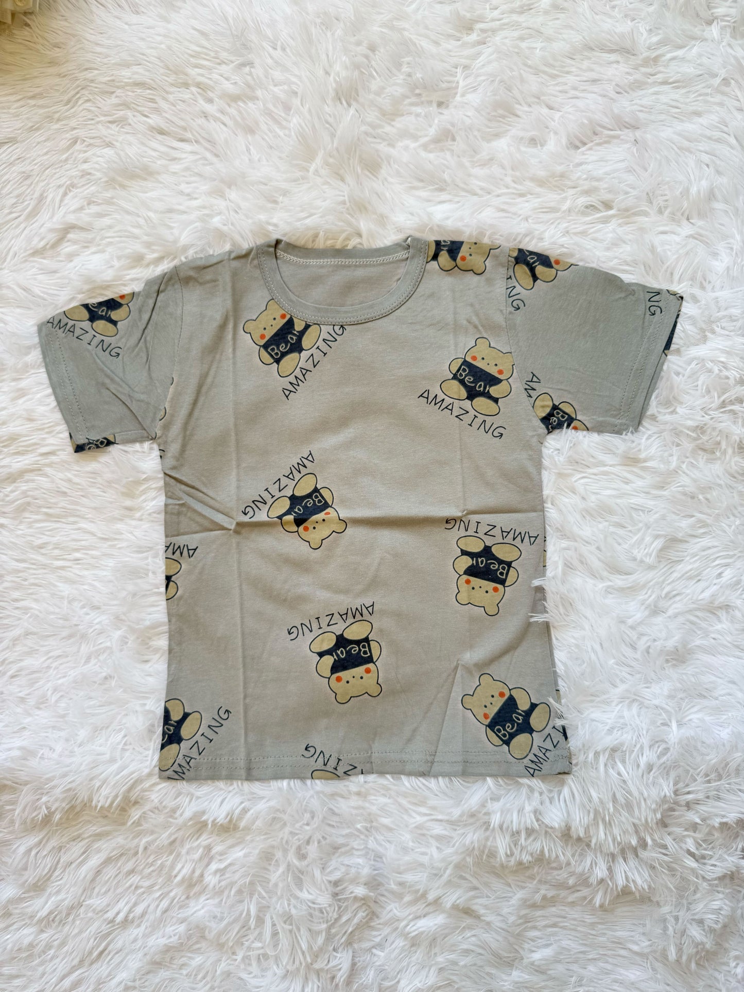 Amazing printed grey t-shirt