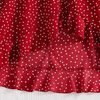 Ruffle Sleeveless Polka Dot Girls Dress